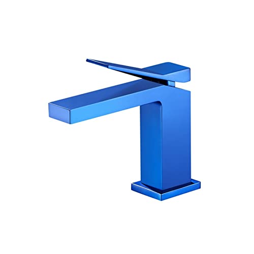 HYHJYMG Schwarze Waschtischarmaturen, Badewannenmischer, Wasserhahn, Badezimmer-Gefäß, Waschbecken, Wassermischer, Warm- und Kaltwasser-Mischbatterie, Roségold (Roségold) von HYHJYMG