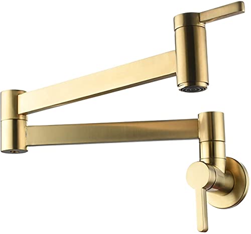 HYHJYMG Schwarze Waschtischarmaturen, Badewannenmischer, Wasserhahn, Badezimmer-Gefäß, Waschbecken, Wassermischer, Warm- und Kaltwasser-Mischbatterie, Roségold (Roségold) von HYHJYMG