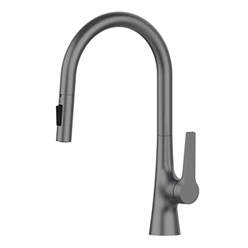 HYHJYMG Schwarze Waschtischarmaturen, Badewannenmischer, Wasserhahn, Badezimmer-Gefäß, Waschbecken, Wassermischer, Warm- und Kaltwasser-Mischbatterie, Roségold (Roségold) von HYHJYMG