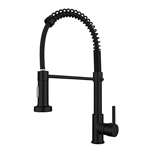 HYHJYMG Spring Küchenarmatur, Deckmontage, flexibler Mischer, Warm- und Kaltwasserhahn, Doppelauslauf, Federmischer, Trinkgefäß, Spültischarmaturen (3) von HYHJYMG