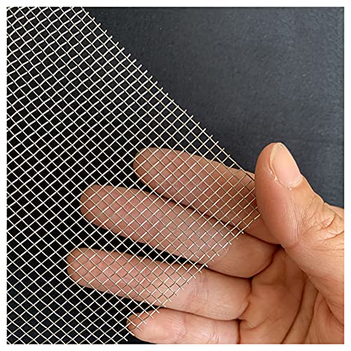 HYHMJ-304 Edelstahl-Drahtgeflecht Mehrzweck 10 Mesh Drahtgewebe 2,3 Mm Loch Metallgewebe Familie Und Küche Lüftungsgitter Garten Luftziegel,Silber,1x2m von HYHMJ
