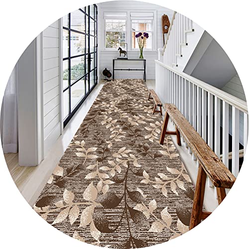 HYHMJ Außergewöhnlich Läufer Teppich, Jede Länge Zwischen 100 Cm Und 800 Cm Teppich Für Flur/Treppe/Küche/Schlafzimmer Rutschfest Und Langlebig Kompatibel Webteppich,A,130x700cm von HYHMJ
