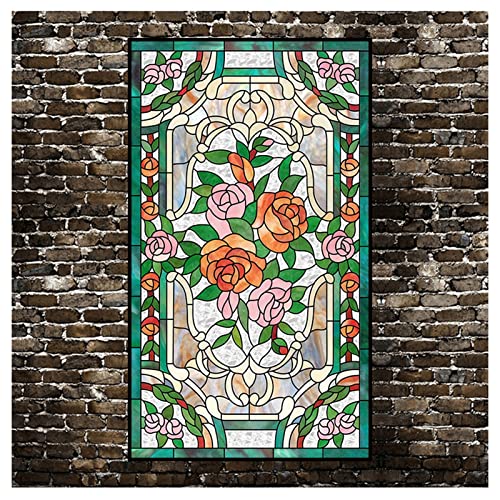 HYHMJ Fenster Aufkleber Undurchsichtig Privatsphäre Glasabdeckung Retro-Stil Befleckt Selbsthaftend Mehrzweck Glasmalerei Fensterfolie Für Heim Büro Fenstertönung,E,60 * 100cm HYHMJ Fenster Aufkleber Undurchsichtig Privatsphäre Glasabdeckung Retro-Stil Befleckt Selbsthaftend Mehrzweck Glasmalerei Fensterfolie Für Heim Büro Fenstertönung,E,60 * 100cm von HYHMJ