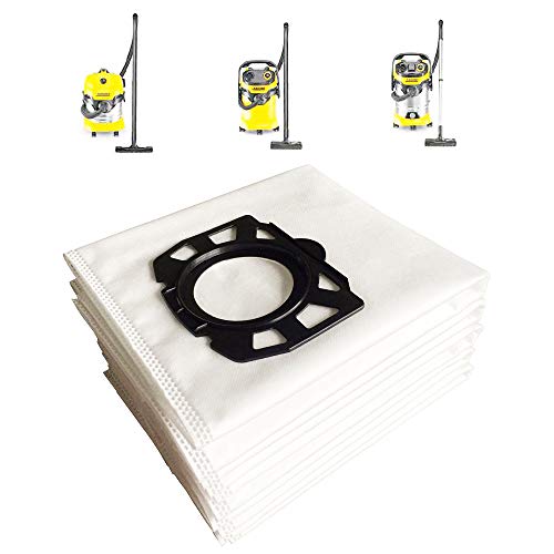 6 X Staubsaugerbeutel Kompatibel mit Kärcher Filtertüten 2.863-006.0 MV WD 4 5 6 P Premium von HYJ