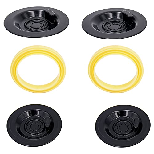 HYJJ 2X Kopfdichtung + 4X SP0001517 Reinigungsscheibe Kompatibel mit Sage Breville Gastroback Barista Express Espressomaschinen BES870 BES860 Infuser BES840 Duo-Temp BES810-54mm von HYJJ
