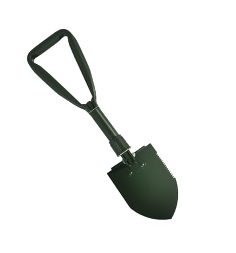 Schneeschaufel Schneeschieber Klappschaufel Mit Spitzhacke Eignet Sich for Graben Beim Camping In Schmutz, Schlamm Und Schnee Schneeschaufeln für Gehweg(62cm) von HYKJCSS