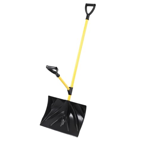 Schneeschaufel Schneeschieber Schneeschaufel D-Form Mit Doppelgriff for Die Schneeräumung Im Freien, Auffahrt, Garten, Hof Schneeschaufeln für Gehweg von HYKJCSS