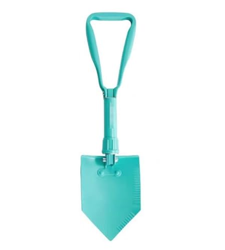 Schneeschaufel Schneeschieber Schneeschaufel Faltbare Schaufel Kompakt for Winter Überleben Auto Schneeräumen Schneeschaufeln für Gehweg(Blue) von HYKJCSS