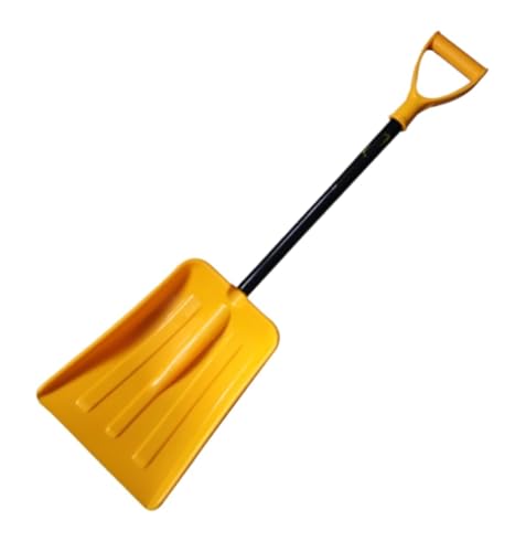 Schneeschaufel Schneeschieber Schneeschaufel Mit D-Griff, Tragbare Schneeschaufel for Die Auffahrt for Auto Im Freien Schneeschaufeln für Gehweg von HYKJCSS