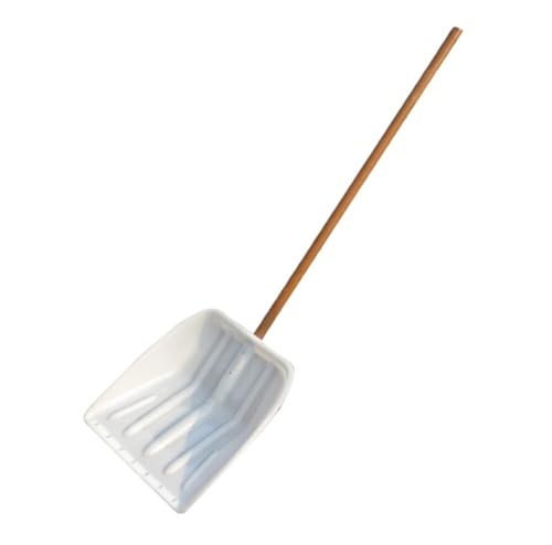 Schneeschaufel Schneeschieber Schneeschaufel Mit Holzgriff, Getreideschaufel for Die Schneeräumung Von Einfahrten Und Verandas Schneeschaufeln für Gehweg(176cm) von HYKJCSS