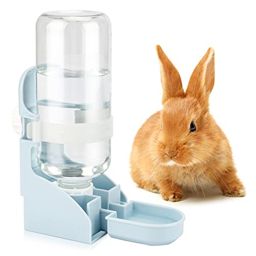 HYLYUN Kaninchen Automatischer Wasserspender, 500ml Hängend Haustier Wasserspender für Meerschweinchen Chinchillas Igel Frettchen-Update von HYLYUN