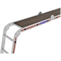 [GEBRAUCHT] Hymer Plattform Vielzweckleiter Arbeitsbühne Größe 4x3 Holz Plattform Zweiteilig B-Ware von HYMER