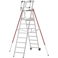HYMER Plattformleiter, fahr- und klappbar, Standhöhe 1,86 m von HYMER