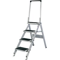 HYMER Sicherheits-Klapptreppe, Standhöhe 1,15 m, mit Sicherheitsbügel von HYMER