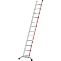 HYMER Stufen-Anlegeleiter, 12 Stufen, Länge 3,22 m von HYMER