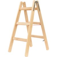Hymer Holz-Sprossenstehleiter 2x3 Sprossen von HYMER