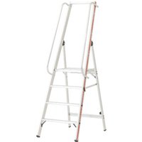 Hymer Plattformleiter mit langem Handlauf, 4 Stufen, Standhöhe 0,95 m von HYMER