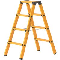 Stufenstehleiter beidseitig, 2x4 Stufen - Hymer von HYMER
