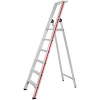 Hymer - Stufenstehleiter mit Plattform, einseitig begehbar, 14 Stufen, Standhöhe 3,25 m Hymer - Stufenstehleiter mit Plattform, einseitig begehbar, 14 Stufen, Standhöhe 3,25 m von HYMER