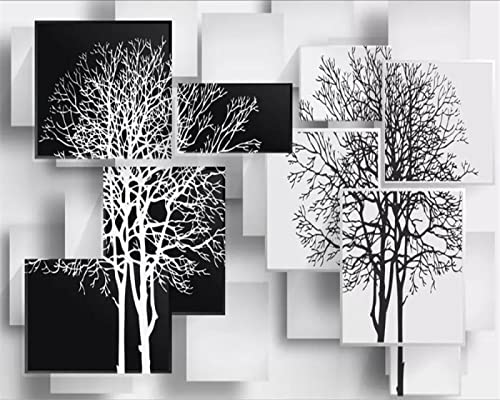 Fototapete 3D Großer Baum Fototapeten Schlafzimmer Wandbilder Modernen Hintergrund Wandmalerei fototapete 3d effekt tapeten Wohnzimmer Schlafzimmer 300cm×210cm(Breite x Höhe) von HYMZHL