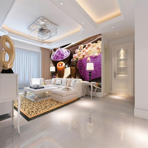 Fototapete 3D Kerzen Fototapeten Schlafzimmer Wandbilder Modernen Wandmalerei effekt tapeten Wohnzimmer kinderzimmer 430cm×300cm(Breite x Höhe) von HYMZHL