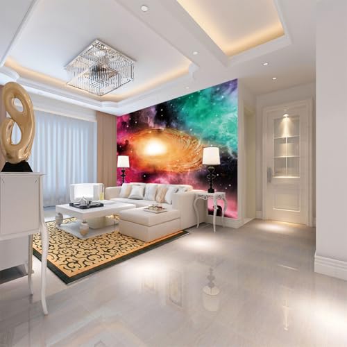 Fototapete 3D Sternenhimmel Fototapeten Schlafzimmer Wandbilder Modernen Wandmalerei effekt tapeten Wohnzimmer kinderzimmer 200cm×140cm(Breite x Höhe) von HYMZHL