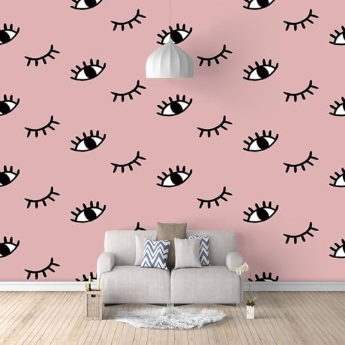Fototapete Augen. wandmalerei 3d Vlies Tapeten Wandtapete Moderne Wanddeko Wand Dekoration Wohnzimmer Schlafzimmer 250cm×175cm(Breite x Höhe) von HYMZHL
