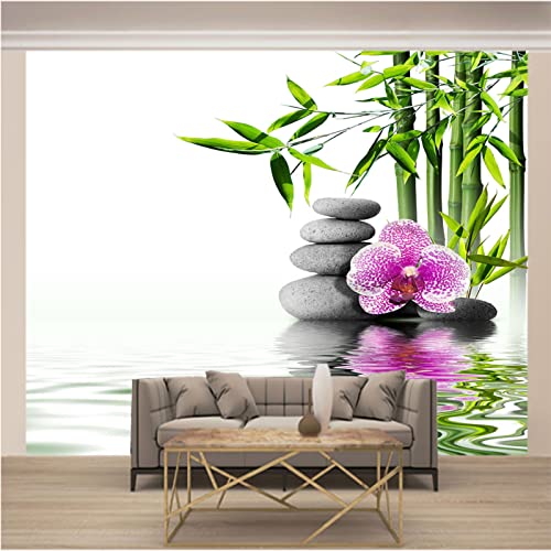 Fototapete Bambus wandmalerei 3d Vlies Tapeten Wandtapete Moderne Wanddeko Wand Dekoration Wohnzimmer Schlafzimmer 250cm×175cm(Breite x Höhe) von HYMZHL