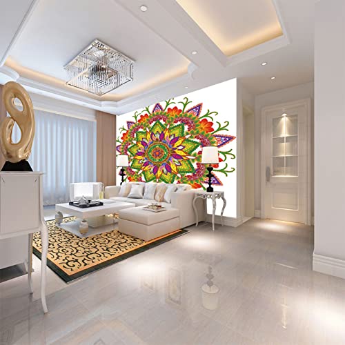Fototapete Blumen wandmalerei 3d Vlies Tapeten Wandtapete Moderne Wanddeko Design Wand Dekoration Wohnzimmer Schlafzimmer Büro 150cm×105cm(Breite x Höhe) von HYMZHL