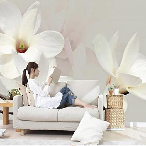 Fototapete Blumen wandmalerei 3d Vlies Tapeten Wandtapete Moderne Wanddeko Design Wand Dekoration Wohnzimmer Schlafzimmer Büro 150cm×105cm(Breite x Höhe) von HYMZHL