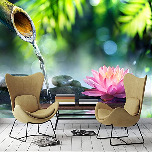 Fototapete Blumen wandmalerei 3d Vlies Tapeten Wandtapete Moderne Wanddeko Design Wand Dekoration Wohnzimmer Schlafzimmer Büro 250cm×175cm(Breite x Höhe) von HYMZHL