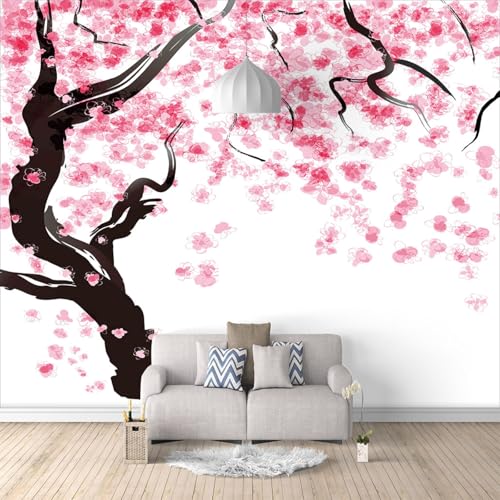 Fototapete Blumenbaum wandmalerei 3d Vlies Tapeten Wandtapete Moderne Wanddeko Design Wand Dekoration Wohnzimmer Schlafzimmer Büro 250cm×175cm(Breite x Höhe) von HYMZHL