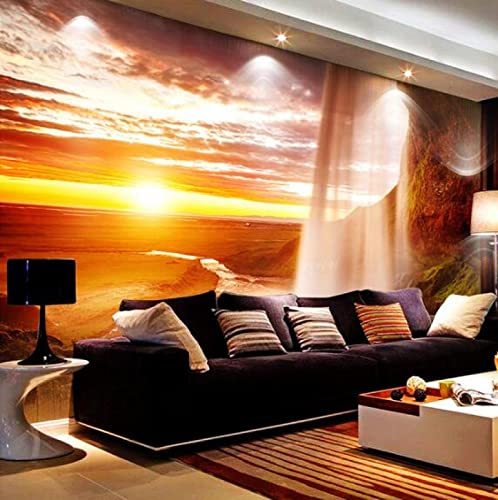 Fototapete Fallen wandmalerei 3d Vlies Tapeten Wandtapete Moderne Wanddeko Design Wand Dekoration Wohnzimmer Schlafzimmer Büro 150cm×105cm(Breite x Höhe) von HYMZHL