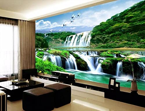 Fototapete Fallen wandmalerei 3d Vlies Tapeten Wandtapete Moderne Wanddeko Design Wand Dekoration Wohnzimmer Schlafzimmer Büro 350cm×250cm(Breite x Höhe) von HYMZHL