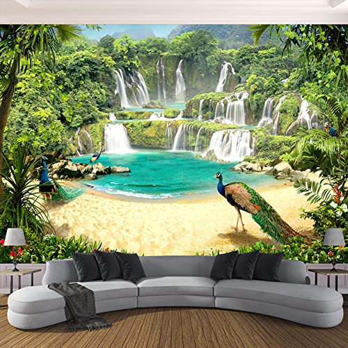 Fototapete Fallen wandmalerei 3d Vlies Tapeten Wandtapete Moderne Wanddeko Design Wand Dekoration Wohnzimmer Schlafzimmer Büro 350cm×250cm(Breite x Höhe) von HYMZHL