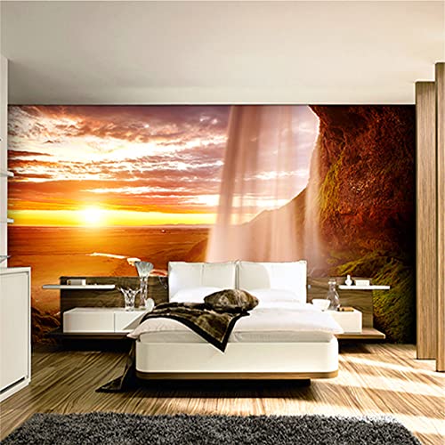 Fototapete Fallen wandmalerei 3d Vlies Tapeten Wandtapete Moderne Wanddeko Design Wand Dekoration Wohnzimmer Schlafzimmer Büro 350cm×250cm(Breite x Höhe) von HYMZHL