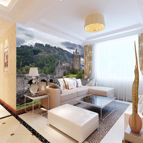 Fototapete Gebirge wandmalerei 3d Vlies Tapeten Wandtapete Moderne Wanddeko Design Wand Dekoration Wohnzimmer Schlafzimmer Büro 150cm×105cm(Breite x Höhe) von HYMZHL