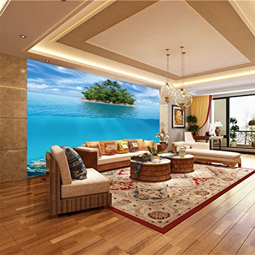Fototapete Inseln wandmalerei 3d Vlies Tapeten Wandtapete Moderne Wanddeko Wand Dekoration Wohnzimmer Schlafzimmer 150cm×105cm(Breite x Höhe) von HYMZHL