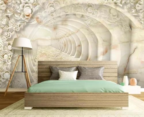 Fototapete Korridor wandmalerei 3d Vlies Tapeten Wandtapete Moderne Wanddeko Design Wand Dekoration Wohnzimmer Schlafzimmer Büro 150cm×105cm(Breite x Höhe) von HYMZHL