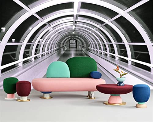 Fototapete Korridor wandmalerei 3d Vlies Tapeten Wandtapete Moderne Wanddeko Design Wand Dekoration Wohnzimmer Schlafzimmer Büro 250cm×175cm(Breite x Höhe) von HYMZHL