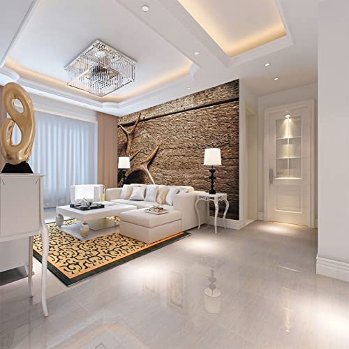 Fototapete Planke wandmalerei 3d Vlies Tapeten Wandtapete Moderne Wanddeko Design Wand Dekoration Wohnzimmer Schlafzimmer Büro 250cm×175cm(Breite x Höhe) von HYMZHL