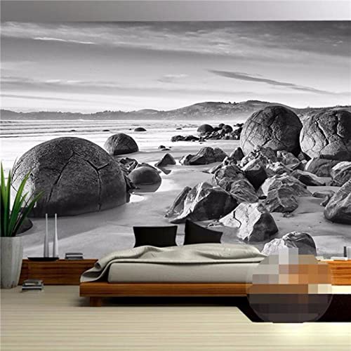Fototapete Stein wandmalerei 3d Vlies Tapeten Wandtapete Moderne Wanddeko Design Wand Dekoration Wohnzimmer Schlafzimmer Büro 350cm×250cm(Breite x Höhe) von HYMZHL