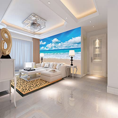 Fototapete Strand wandmalerei 3d Vlies Tapeten Wandtapete Moderne Wanddeko Design Wand Dekoration Wohnzimmer Schlafzimmer Büro 150cm×105cm(Breite x Höhe) von HYMZHL