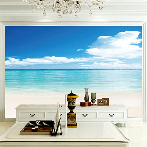 Fototapeten Meer 3D Moderne Vlies Wandbilder Tapeten Wandtapete Wandmalerei Flur Wandtattoo Dekoration 150cm×105cm(Breite x Höhe) von HYMZHL