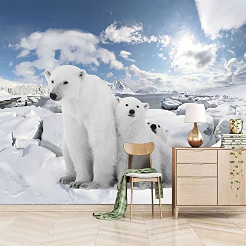 Fototapeten Nordstern 3D Moderne Vlies Wandbilder Tapeten Wandtapete Wandmalerei Flur Wandtattoo Dekoration 150cm×105cm(Breite x Höhe) von HYMZHL