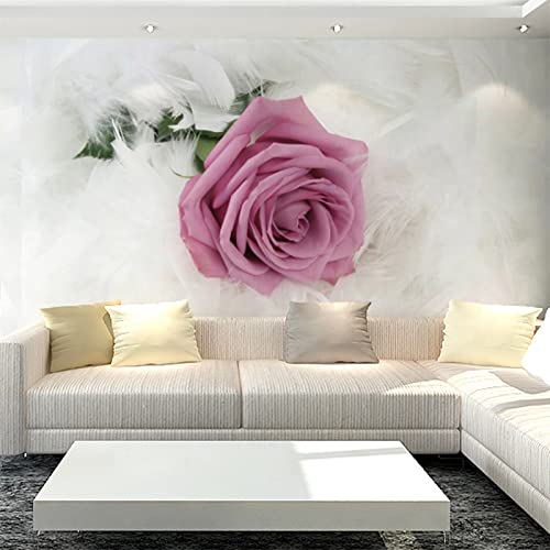 Fototapeten Rose 3D Moderne Vlies Wandbilder Tapeten Wandtapete Wandmalerei Wand Dekoration Für Schlafzimmer Flur Wandtattoo Dekoration 250cm×175cm(Breite x Höhe) von HYMZHL