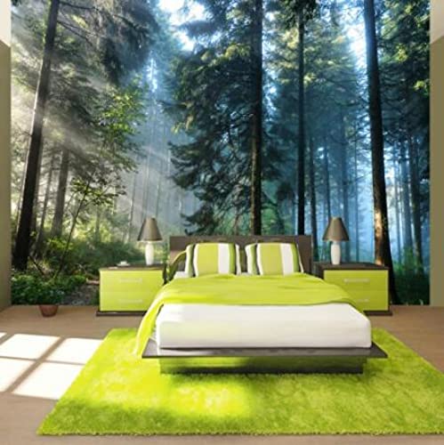 Fototapeten Wald 3D Moderne Vlies Wandbilder Tapeten Wandtapete Wandmalerei Wand Dekoration Für Schlafzimmer Flur Wandtattoo Dekoration 150cm×105cm(Breite x Höhe) von HYMZHL