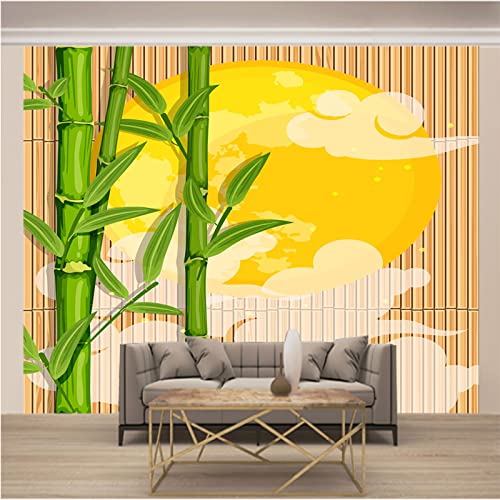 Tapeten Wandbild Bambus 3D Wandtapete Fototapete Tapete Für Baby Kinder Kinderzimmer Wandmalereien 430cm×300cm(Breite x Höhe) von HYMZHL