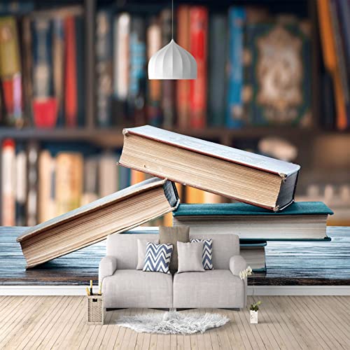 Tapeten Wandbild Bücher 3D Wandtapete Fototapete Tapete Für Baby Kinder Kinderzimmer Wandmalereien 430cm×300cm(Breite x Höhe) von HYMZHL