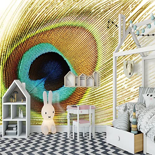 Tapeten Wandbild Federn 3D Wandtapete Fototapete Tapete Für Baby Kinder Kinderzimmer Wandmalereien 430cm×300cm(Breite x Höhe) von HYMZHL